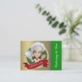Happy Chef / Caterer / Bakery - SRF Visitekaartje (Staand voorkant)