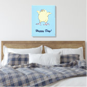 Happy Chick Canvas Afdruk (Insitu (Slaapkamer))