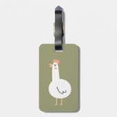 Happy Chicken Bagagelabel (Achterkant verticaal)