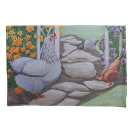 Happy Chicken Park Kussensloop