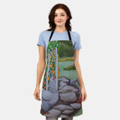 Happy Chicken Park Schort (Gedragen)