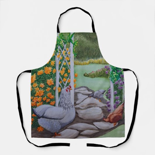 Happy Chicken Park Schort (Voorkant)