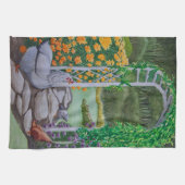 Happy Chicken Park Theedoek (Horizontaal)