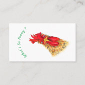Happy Chickens Farm Funny Farmers Carte de visite (Devant)