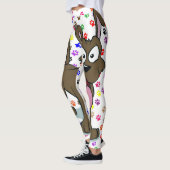 Happy Chien femmes Leggings (Gauche)