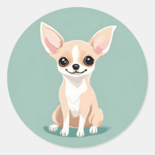 Happy Chihuahua Sticker