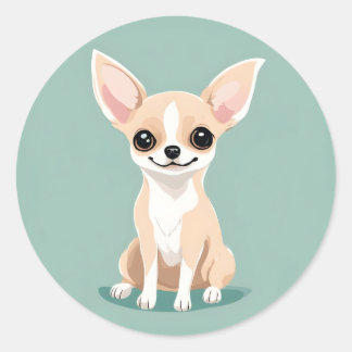 Happy Chihuahua Sticker