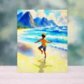 happy child freedom dance sur la plage (Neutre)