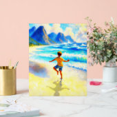 happy child freedom dance sur la plage (Mariage)