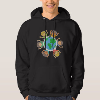 Happy Children Environmental Protection Earth Day Hoodie