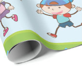 Happy Childrens Dag Cadeaupapier (Rol Hoek)