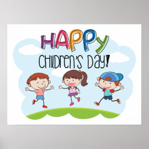 Happy Childrens Dag Poster
