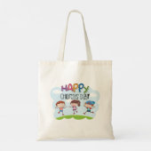 Happy Childrens Dag Tote Bag (Achterkant)
