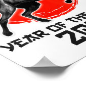 Happy Chinese Lunar New Year 2026 Zodiac Year Of T Poster (Hoek)