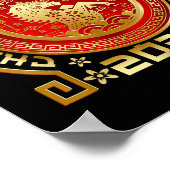 Happy Chinese Lunar New Year 2026 Zodiac Year Of T Poster (Hoek)