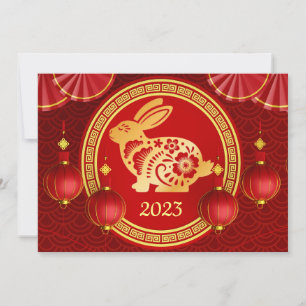 happy Chinese New Year 2023 Holiday Kaart