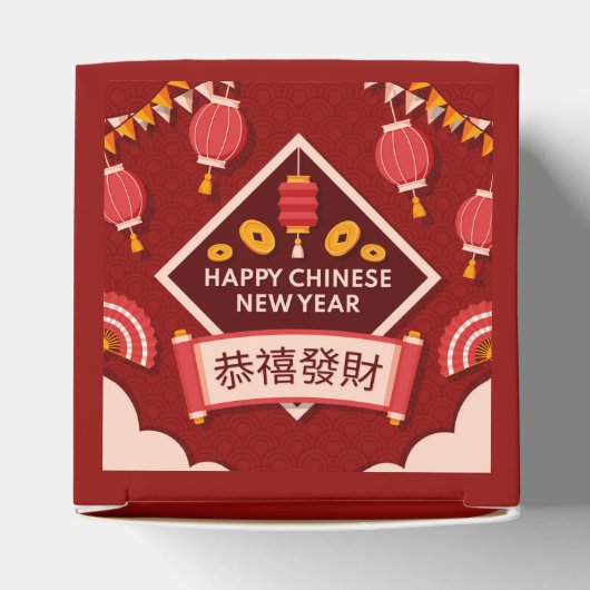 Happy Chinese New Year Bedankdoosjes (Bovenkant)