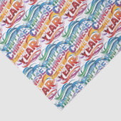 Happy Chinese New Year Tissuepapier (Detail)