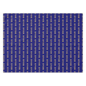 HAPPY CHINESE NIEUW JAAR 新 快 年 blauw 乐 Tafelkleed (Voorkant (Horizontaal))