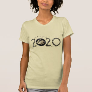 Happy Chinese Rat Nieuwjaar 2020 Vrouwen T-shirt 1