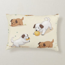 Happy chiot accent coussin 2