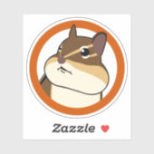 Happy Chippy Sticker ! 幸 せ そ う な マ de de de (Feuille)