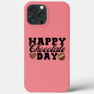Happy Chocolate Day, Chocolate Lover's vreugde iPhone 13 Pro Max Hoesje