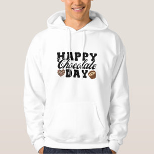 Happy Chocolate Day, Chocolate Lover's vreugde Hoodie