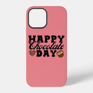 Happy Chocolate Day, Chocolate Lover's vreugde iPhone 12 Hoesje