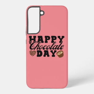 Happy Chocolate Day, Chocolate Lover's vreugde Samsung Galaxy Hoesje