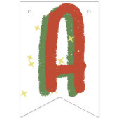 Happy Chrismukkah! gemengde feestdag Vlaggetjes (Tweede vlag)