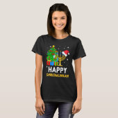Happy Chrismukkah Jewish Christmas Hanukkah Holida T-shirt (Voorkant volledig)