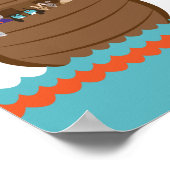 Happy Christian Kids Poster Bible Story Noah’s Ark (Coin)