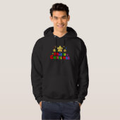 Happy christmas and smiles hoodie (Voorkant volledig)