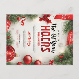 HAPPY CHRISTMAS FEESTDAGENKAART