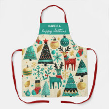 Happy Christmas - Feestelijke Bomen & Rendieren