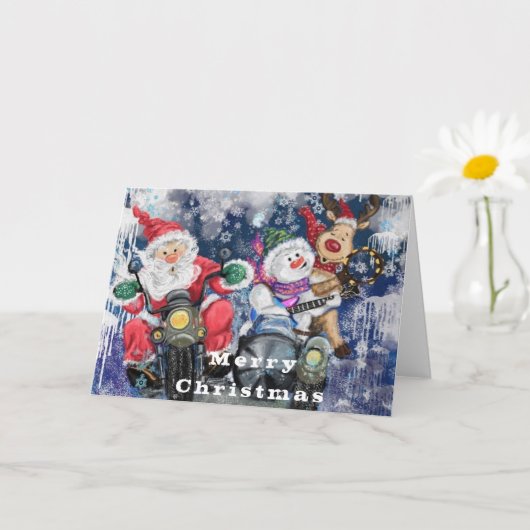 Happy Christmas Friends Cunny Kaart (Kleine Plant)