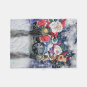 Happy Christmas Friends Funny Baby fleece deken (Voorkant (Horizontaal))