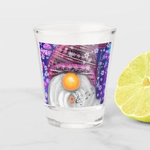 Happy Christmas Gnome Shot Glass Glas