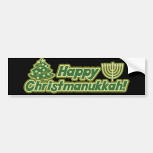 Happy Christmas hanukkah Kwanzaa Bumpersticker