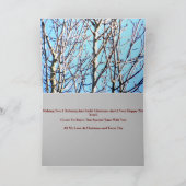 Happy Christmas Husband Swan Kaart (Binnen)