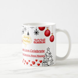Happy Christmas Mug – Festive Holiday Coffee Cup Koffiemok