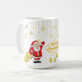 Happy Christmas & New Year Mug Koffiemok (Voorkant links)