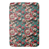 Happy Christmas origami handwerk 11 - Bath Mat (Voorkant Verticaal)