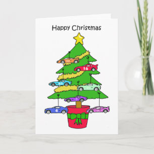 Happy Christmas Stock Car Racer Kaart