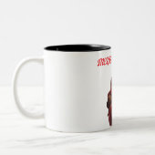 Happy Christmas Two-Tone Coffee Mok (Links)