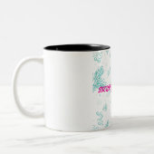 Happy Christmas Two-Tone Coffee Mok (Links)