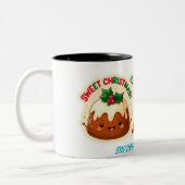 Happy Christmas Two-Tone Coffee Mok (Links)