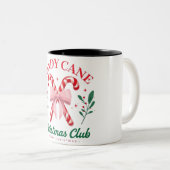 Happy Christmas Two-Tone Coffee Mok (Voorkant rechts)