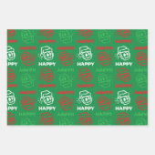 HAPPY Christmas Variety Wrapping Paper (Voorkant 2)